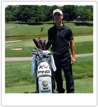 Northern Virginia PGA Golf Instructor Ben Hogan with his favorite golf clubs